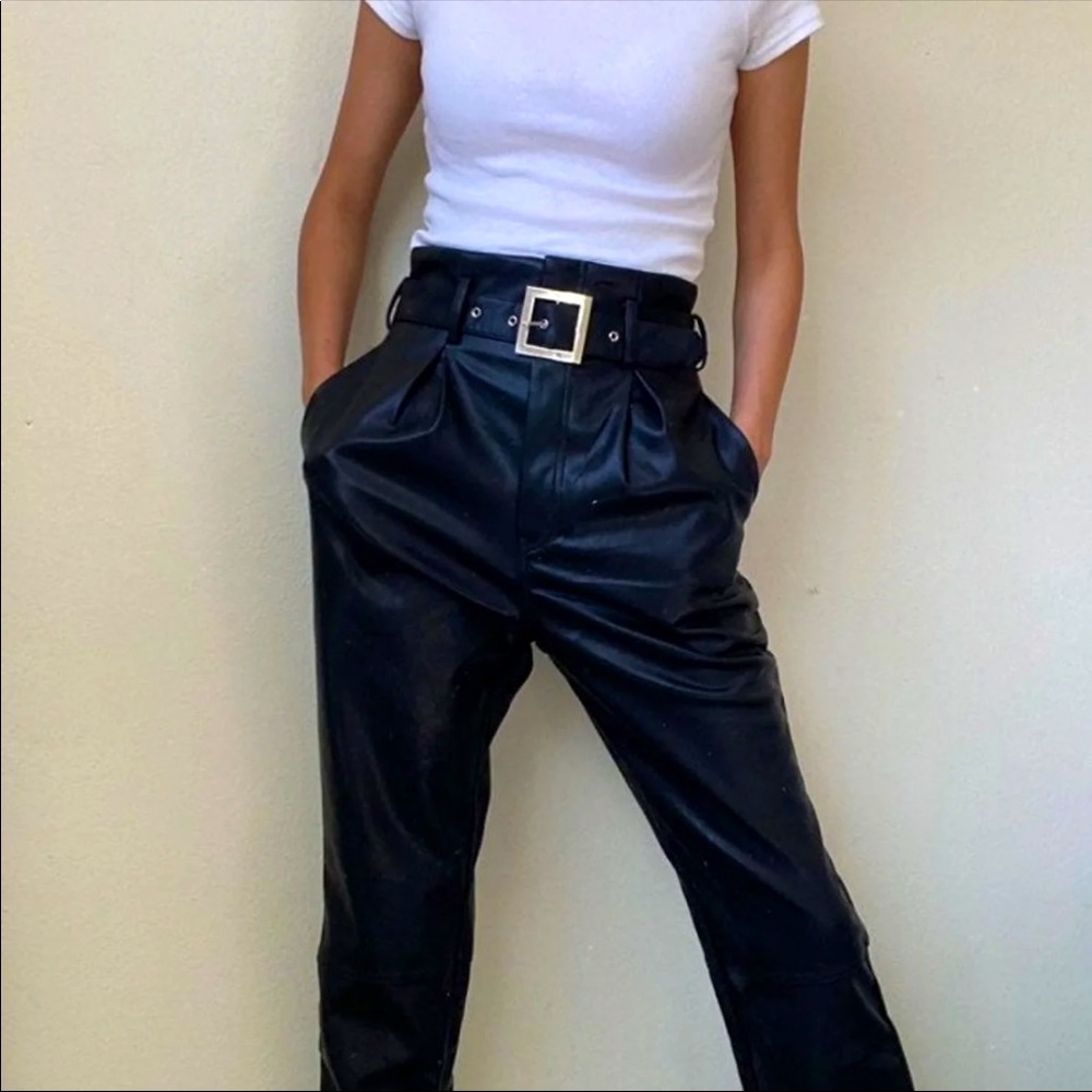 Princess Polly Faux Leather Pants